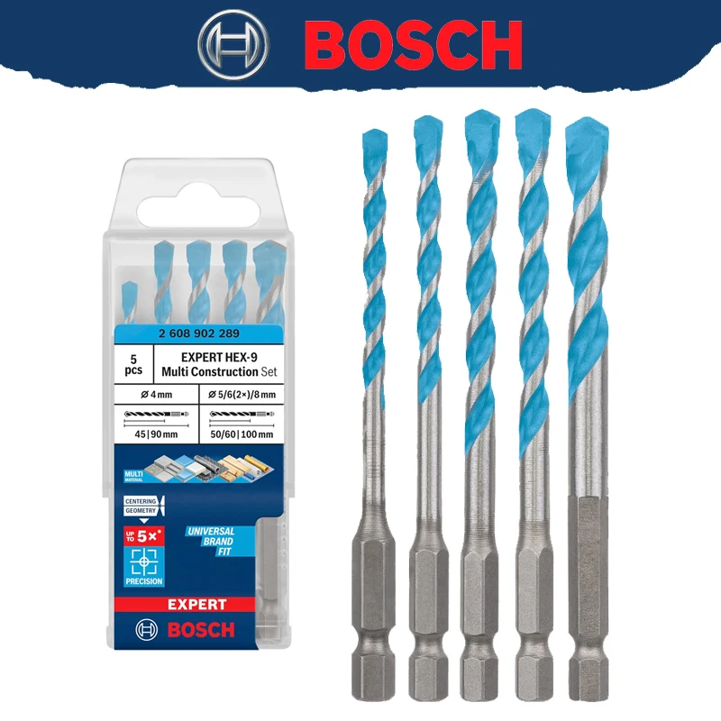 Drill Bit Set - بوش 2608902289 إكسبرت هيكس-9 مجموعة مثاقب