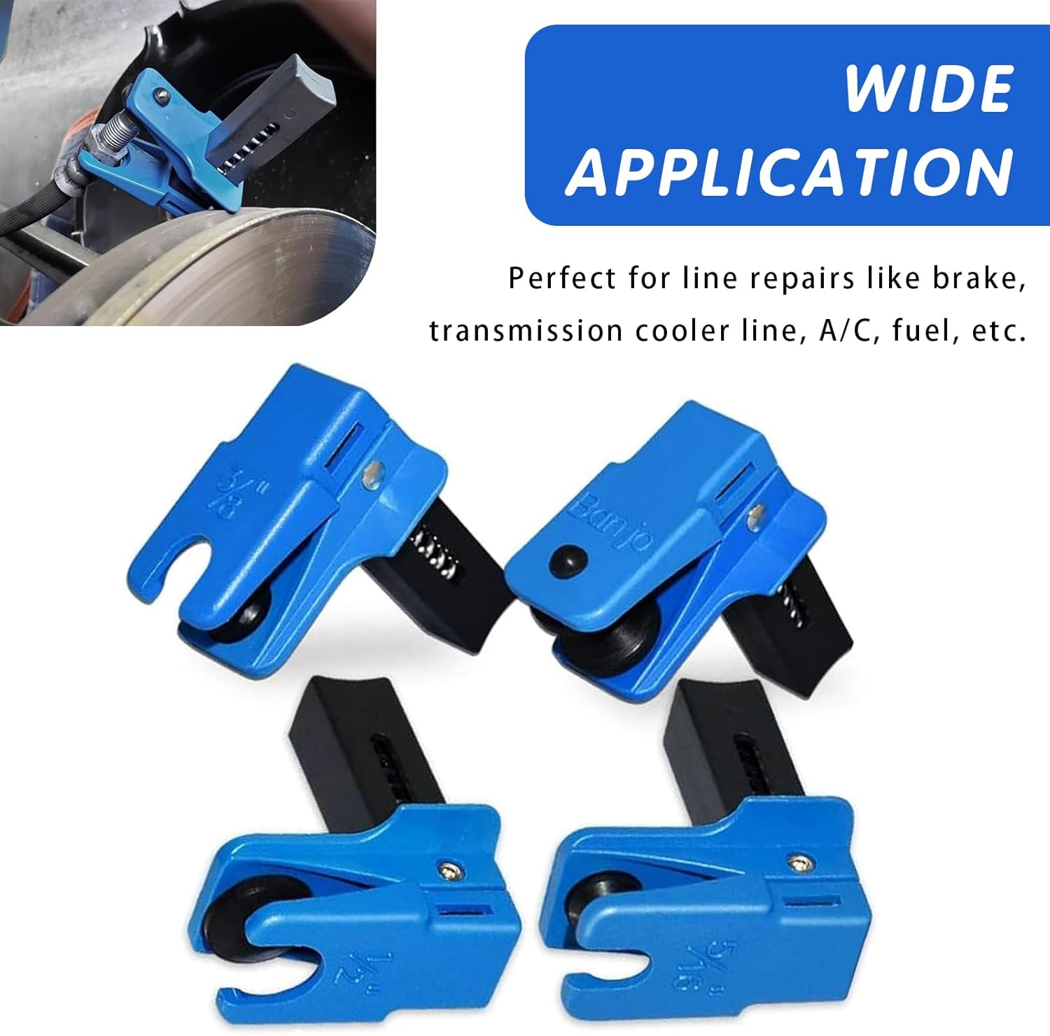 Hose Clamp Assorted - 4 قطعة سدادات خط سائل السيارة