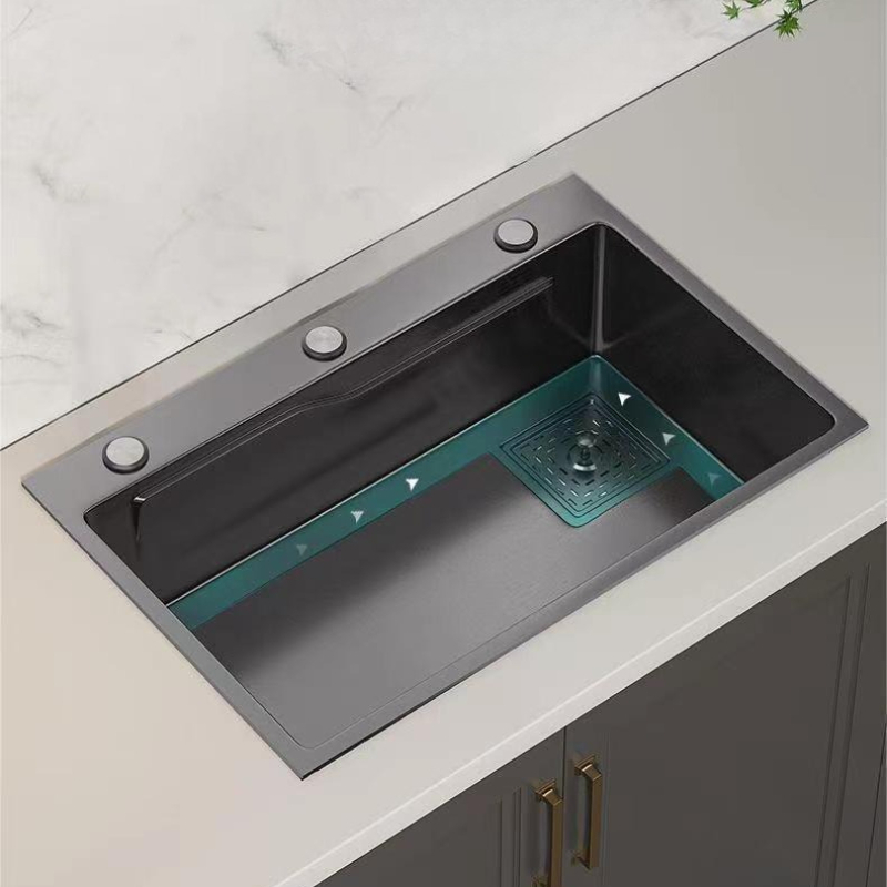 Home Improvement Kitchen Set - أحواض مطبخ سميكة من الفولاذ المقاوم