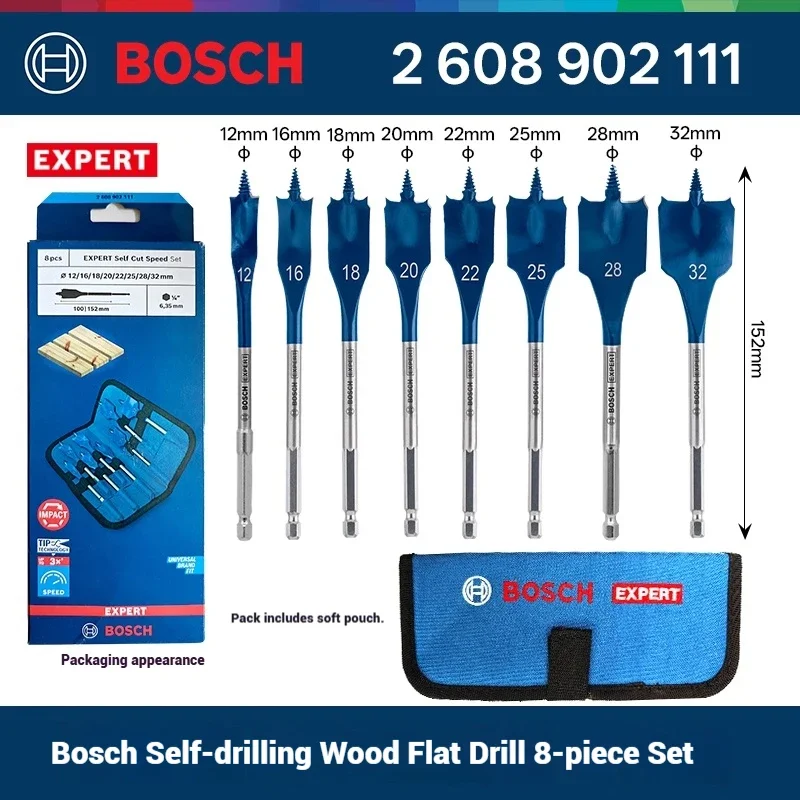 Drill Bit Set - مجموعة لقم حفر خشب ذاتية القطع