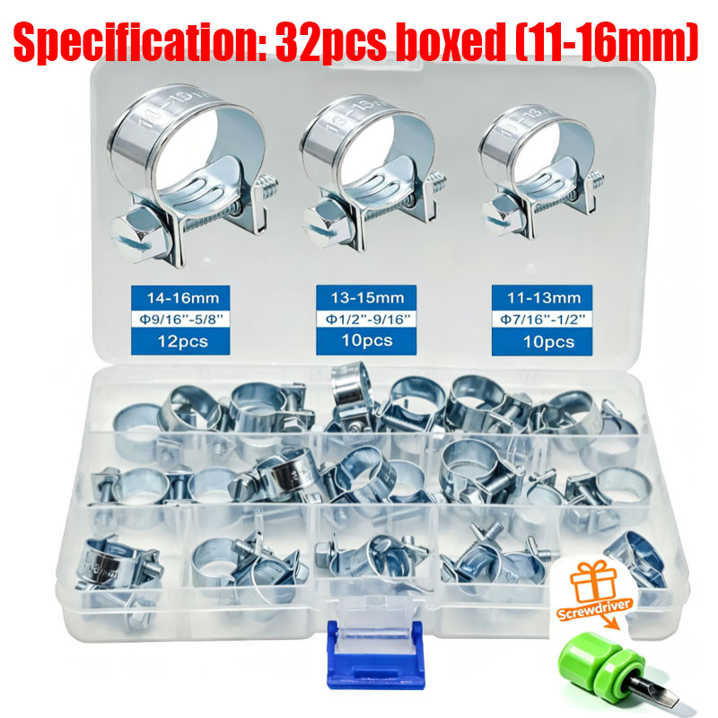 32/60/135 قطعة مشابك صغيرة بحج - مراجعة Hose Clamp Assorted وسعره