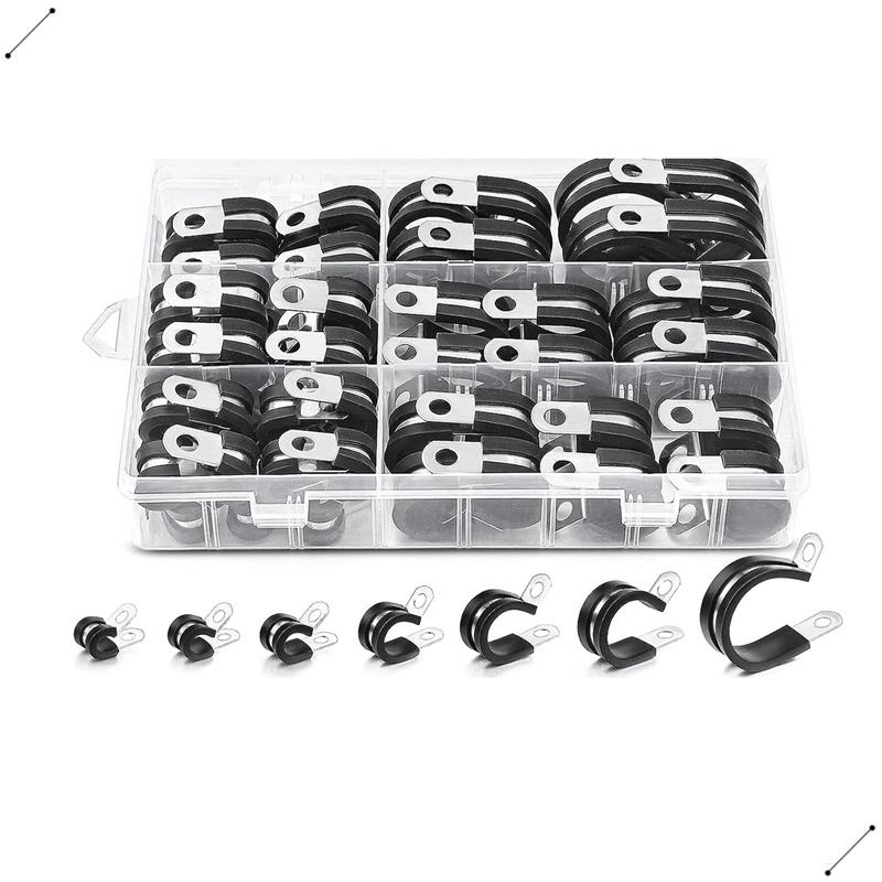 60 قطعة مجموعة متنوعة من مشابك - مراجعة Hose Clamp Assorted وسعره