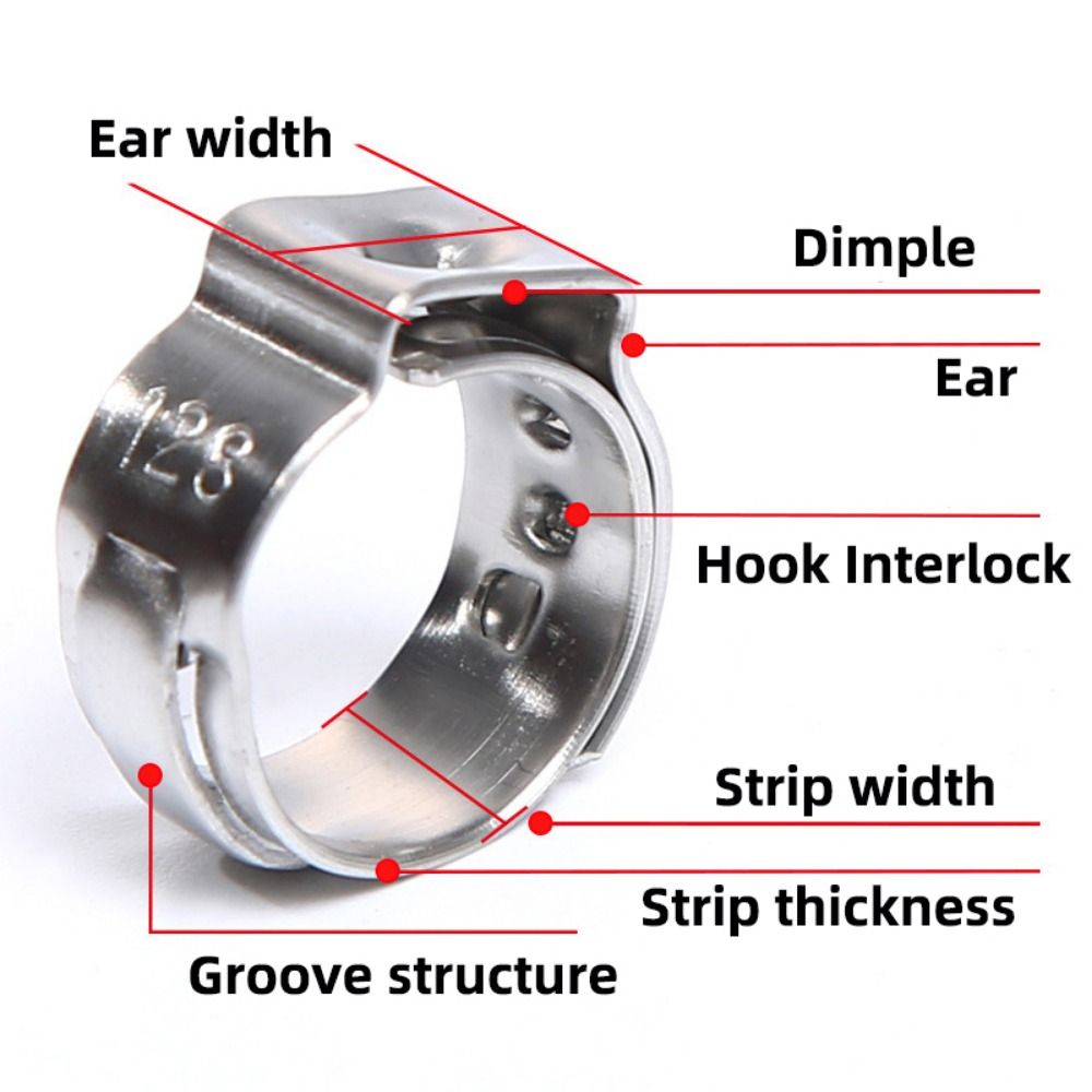10 قطعة 5.3-31 مللي متر خرطوم  - مراجعة Hose Clamp Assorted وسعره