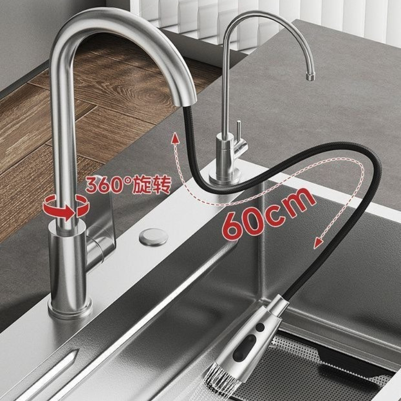 أحواض مطبخ فاخرة من الفولاذ ال - مراجعة Home Improvement Kitchen Set وسعره