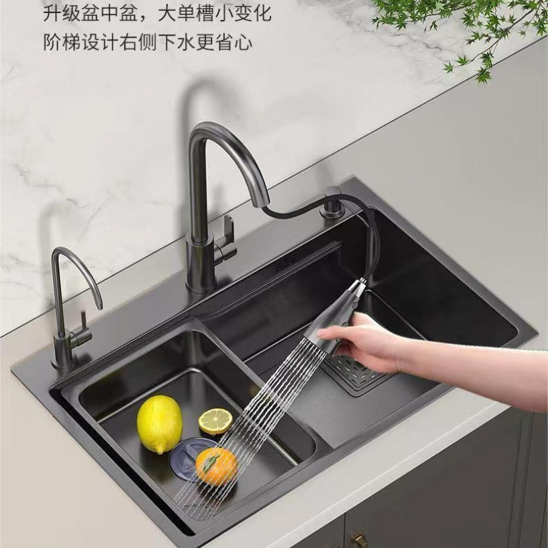 أحواض مطبخ سميكة من الفولاذ ال - مراجعة Home Improvement Kitchen Set وسعره