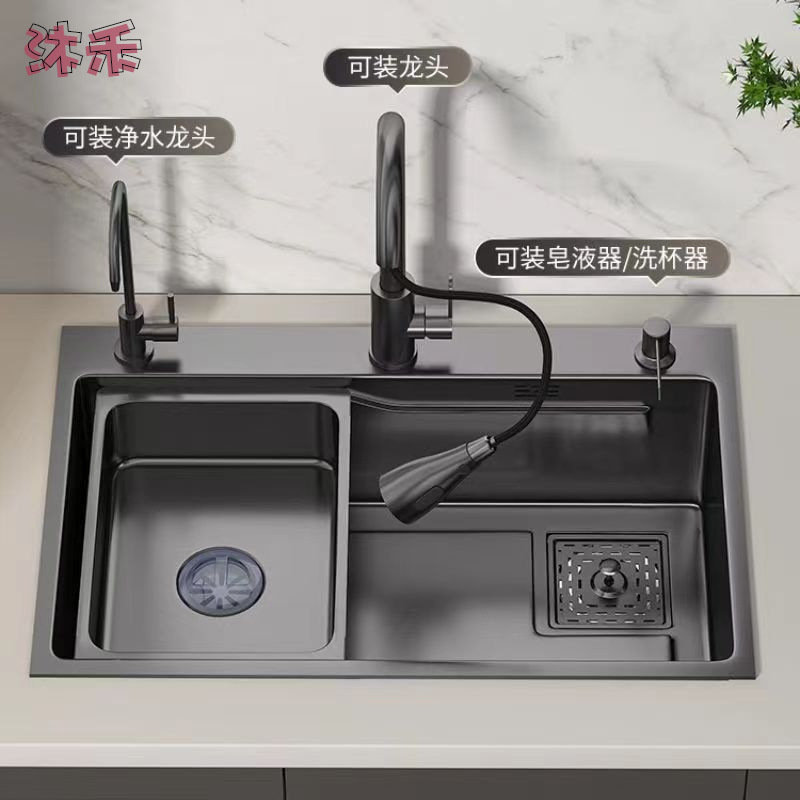أحواض مطبخ سميكة من الفولاذ ال - مراجعة Home Improvement Kitchen Set وسعره