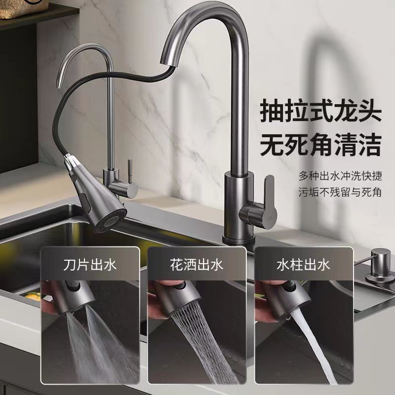 أحواض مطبخ سميكة من الفولاذ ال - مراجعة Home Improvement Kitchen Set وسعره