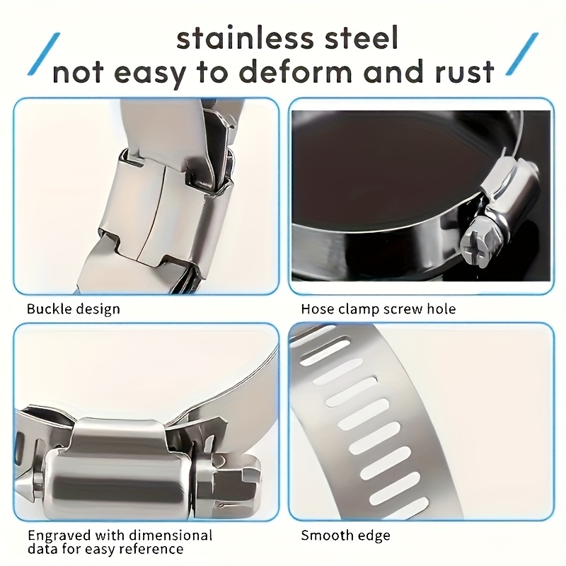 مجموعة مشابك خراطيم من الفولاذ - مراجعة Hose Clamp Assorted وسعره