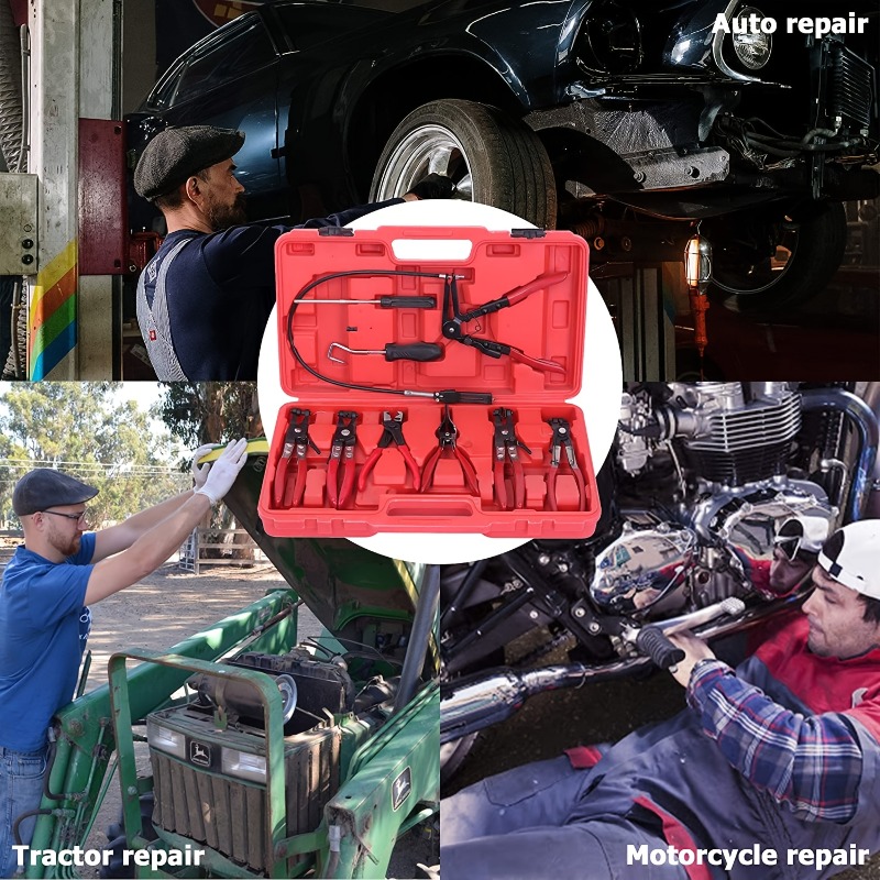 طقم كماشات مشابك خراطيم طويلة  - مراجعة Hose Clamp Assorted وسعره